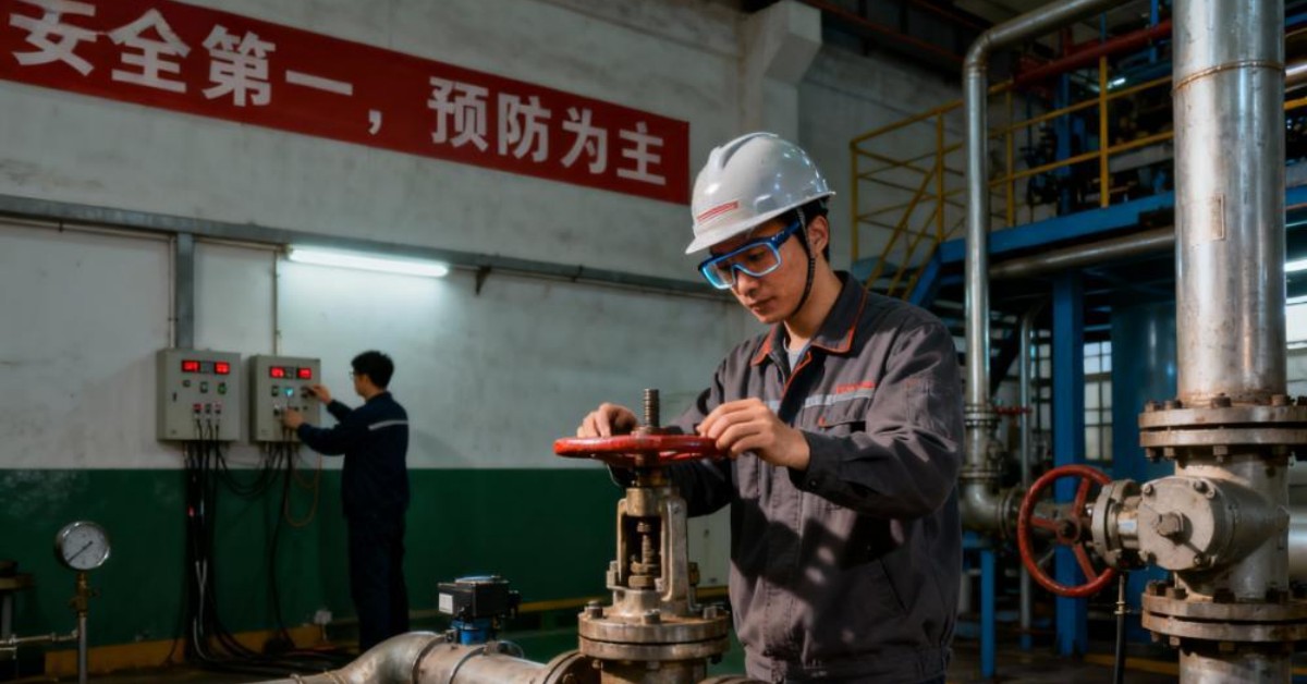 Pre-holiday safety inspection at Trichloroisocyanuric Acid (TCCA) manufacturer - Henan Tokai Chemical