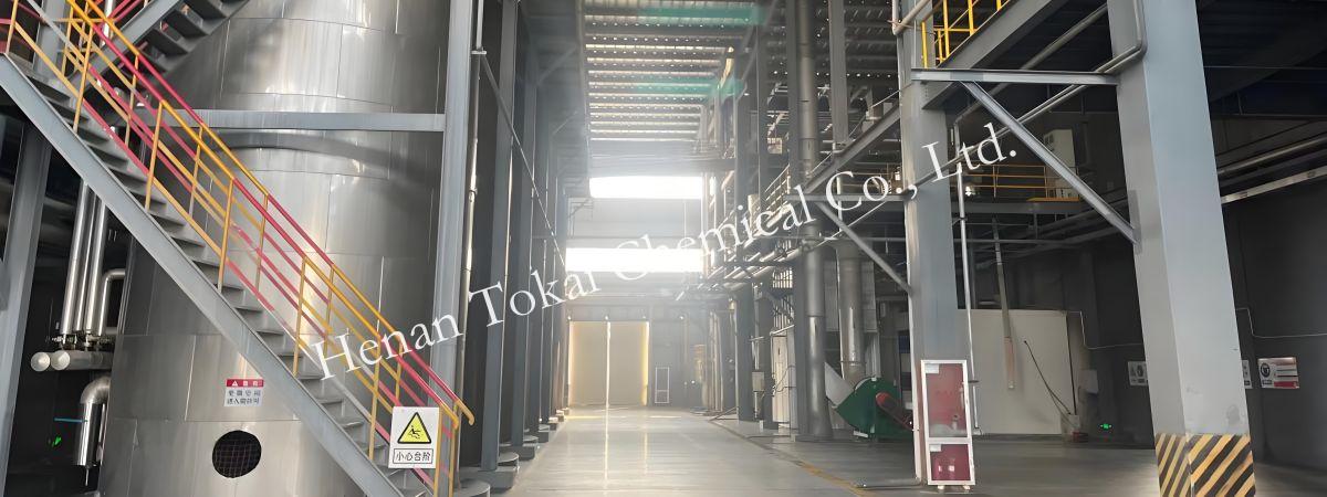 Automated production line for Trichloroisocyanuric Acid at HENAN TOKAI CHEM